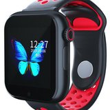 Ceas Smartwatch cu telefon iUni Z6S, Touchscreen, Bluetooth, Notificari, Camera, Pedometru, Red